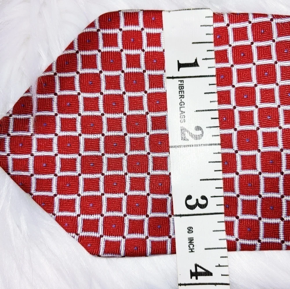 Tommy Hilfger Red Silk Tie 58